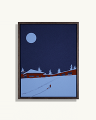 First Snow Art Print
