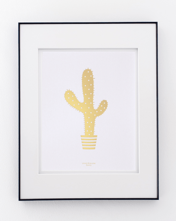 Prickly Cactus Art Print