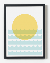 Sunset by the Seashore