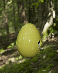 Egg Bird House Moss Green