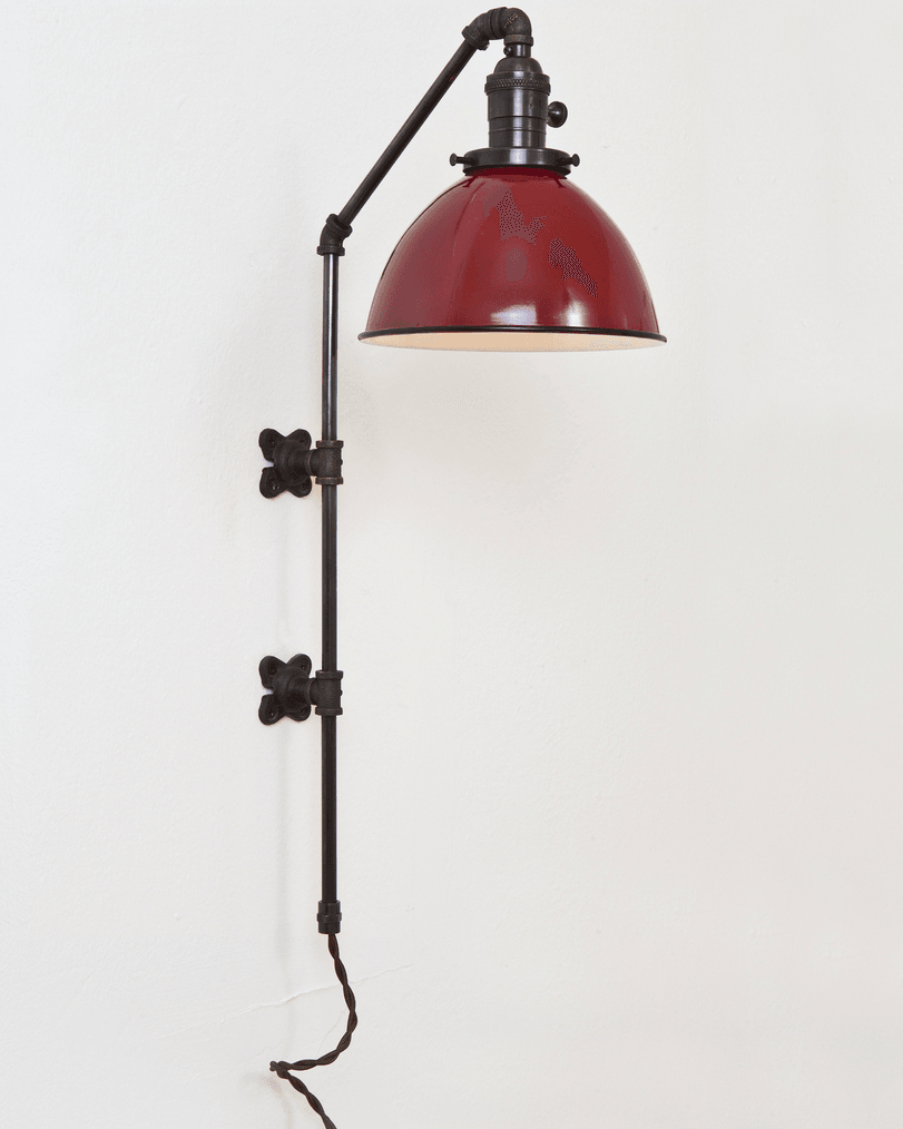 Brass Pipe Sconce