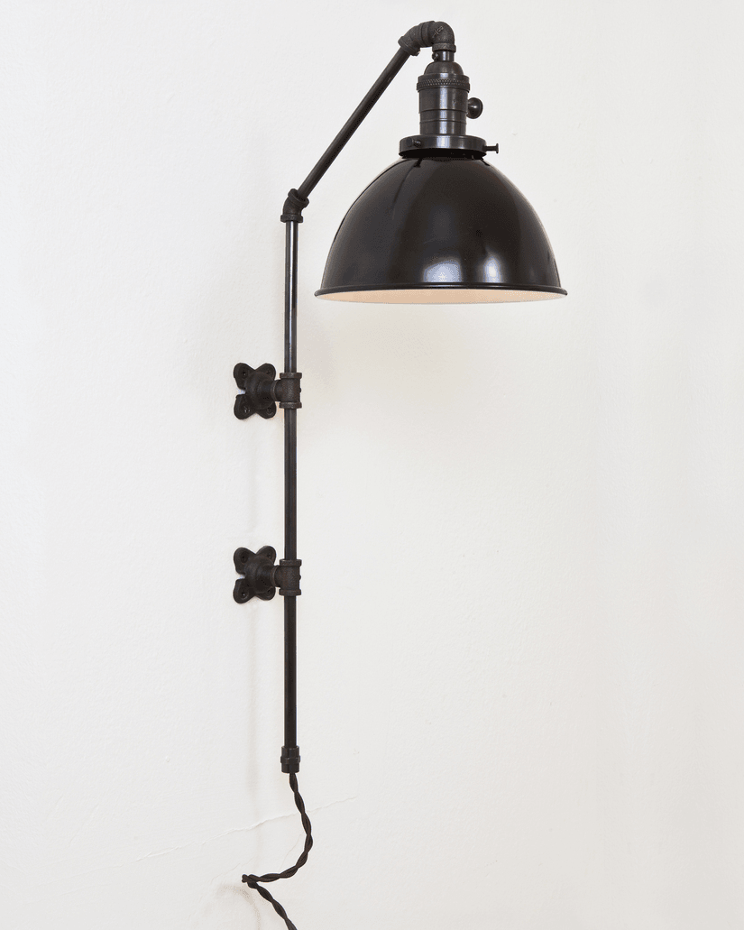 Brass Pipe Sconce