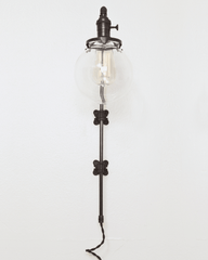 Brass Pipe Sconce