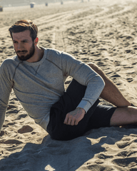 French Terry Sweatshort Navy
